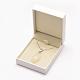 Boîtes à bijoux en plastique et en carton OBOX-L002-15A-3