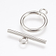 304 Stainless Steel Toggle Clasps STAS-F114-04P-C-1