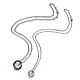 Ожерелья с подвесками из нержавеющей стали fashewelry NJEW-FW0001-02M-1