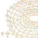 Arricraft 8 brins 2 styles brins de perles synthétiques turquoises G-AR0005-61-1