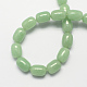 Бочкообразная драгоценный камень натуральный зеленый авантюрин камень бисер пряди G-S114-23-2