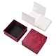 Картонная коробка для браслета с квадратным цветочным принтом CBOX-Q038-03A-3