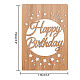 Bamboo Greeting Card & Paper Envelope with Bowknot AJEW-WH0202-005-4