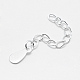 925 Sterling Silver Extender Chains STER-F032-11S-2