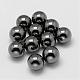 Non-magnetic Synthetic Hematite Beads G-P162-01-10mm-1
