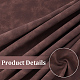 BENECREAT 59x13.7 Inches Suede Leather DIY-WH0304-567B-3