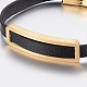 Leather Cord Bracelets BJEW-F317-022-3