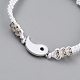 Bracelets réglables de perles tressées avec cordon en nylon EJEW-H118-02P-2