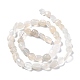 Naturelles perles pierre de lune blanc brins G-G018-05-2