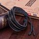 Unisex Multi-strand Leather Cord Bracelets BJEW-BB15557-7