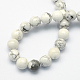 Chapelets de perles en howlite naturelle G-S176-4mm-2