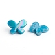 AB Color Plated Acrylic Beads PACR-R197-M-3