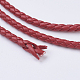 Круглый плетеный шнур из микрофибры OCOR-P007-01-2