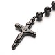 Collares de cuentas de rosario de 304 acero inoxidable NJEW-O079-01-2