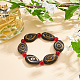 2-Augen-Dzi-Perlen im tibetischen Stil TDZI-NB0001-01-4