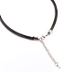 Hair Ball Pendant Necklaces NJEW-N0060-033A-2