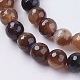 Natural Striped Agate/Banded Agate Beads Strands G-G581-10mm-11-3