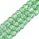 Нити из фольгированных бусин лэмпворк ручной работы FOIL-K003-05E-1