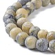 Natural Yellow Turquoise(Jasper) Beads Strands G-H245-02A-3