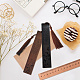 CRASPIRE Wood Bookmark 2 Colors Bamboo & Plum Blossom Engraved Book Mark Gifts Traditional Bookmarks with Tassel Pendant for Book Lovers Teacher Students AJEW-CP0001-78E-5