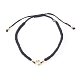 Verstellbare Nylonschnur geflochtenen Perlen Armbänder BJEW-JB05968-2
