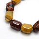 Natural Faceted Mookaite Column Bead Strands G-L174-13-2