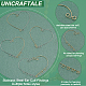 Unicraftale 48 piezas 8 estilo 316 acero inoxidable ear cuff fornituras STAS-UN0038-18-5