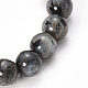 Bracelets extensibles en perles de larvikite naturelle BJEW-Q692-36-10mm-2