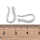 Ganci di orecchini in ottone&nbsp;KK-U008-05P-3