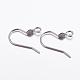 304 Stainless Steel Earring Hooks STAS-K146-034-15x15mm-1