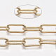 Cadenas de clips de hierro sin soldar CH-S125-09B-LG-1