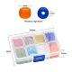 8 Farben Glas Saatperlen SEED-YW0001-60-3