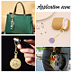 NBEADS 8 Pcs 2 Colors Coin Holder Keychain FIND-NB0002-91-7