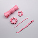 Métier bobine à tricoter rose pour les bijoux / perles / dentelle cordon tricoteuse X-TOOL-R045-06-3