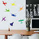 MAYJOYDIY 10pcs Airplane Stencil Template Airplane Stencils for Painting 6×6inch with Paint Brush Fighter Jets Helicopter Stencil DIY Painting Craft Wall Canvas Home Decor DIY-MA0002-51-7