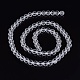 Chapelets de perles en verre transparent GLAA-R095-10mm-15-2