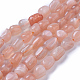 Chapelets de perles de sunstone naturelle naturelles G-P433-14-2