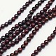 Round Natural Tiger Iron Bead Strands G-L419-39A-1