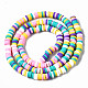 Handmade Polymer Clay Beads Strands CLAY-R089-4mm-107-3