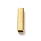 304ステンレス鋼ビーズ  長方形  ゴールドカラー  15x4x4mm  穴：3x3mm STAS-Q316-05E-G-1
