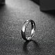 Moda 316l acero titanio anillos de dedo para las mujeres RJEW-BB07173-7-4