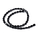 Brins de perles d'onyx noir naturel G-Z006-A28-3