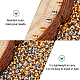 SUPERFINDINGS 400Pcs Brass Beads 2 Colors Rondelle Spacer Beads Metal Heishi Beads 4x2mm Flat Round Spacer Beads Disc Loose Beads for Jewelry Making DIY Craft KK-FH0003-46-4