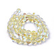 Chapelets de perles en pierre de lune synthétique G-F143-10mm-13-2