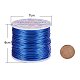 BENECREAT 18 Gauge(1mm) Aluminum Wire 492 FT(150m) Anodized Jewelry Craft Making Beading Floral Colored Aluminum Craft Wire - Blue AW-BC0001-1mm-01-5