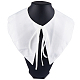 GORGECRAFT 1 Box Halloween Christmas Detachable Collar Mini Cape Dickey False Collars White Capes Decorative Applique Neckline Shirt Lapel with Rope for Women Dress Blouse Clothes Sewing Crafts DIY-GF0007-72-1
