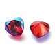 Cubic Zirconia Pointed Back Cabochons ZIRC-H108-07D-227SI-1