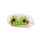 Bague en forme de grenouille tressée en perles de verre pour femme RJEW-TA00052-5
