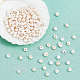 Nbeads 2 fili di perle di perle d'acqua dolce coltivate naturali PEAR-NB0002-35-4