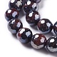 Electroplated Natural Tiger Eye Beads Strands G-F660-02-12mm-3